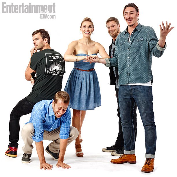 Адам Коуплэнд, Колин Фергюссон, Эмили Роуз, Луукас Брайант и Эрик Бальфур - сериал Хейвен