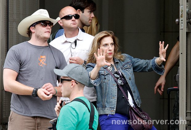 на съемках Homeland 3